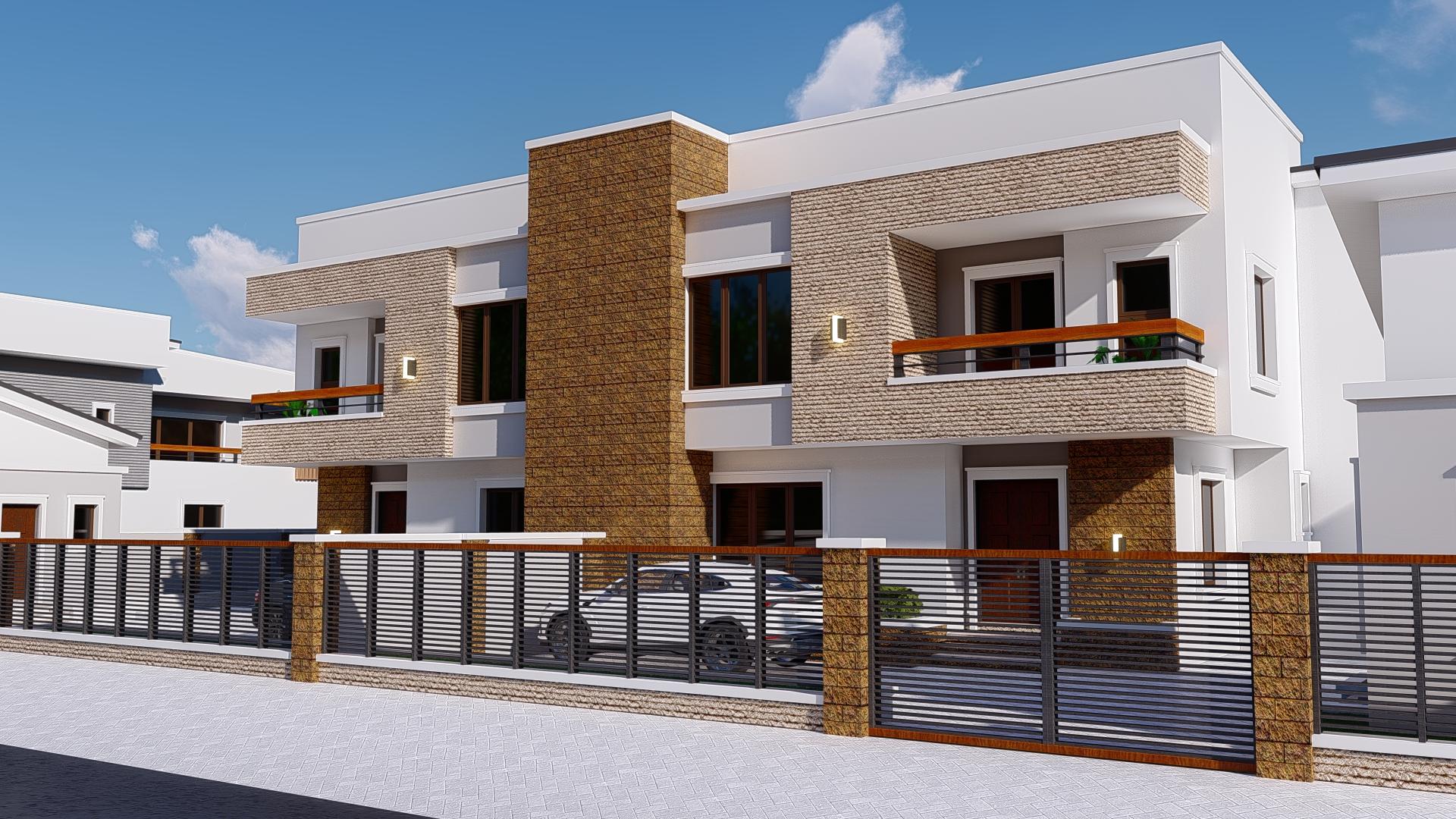4 BEDROOM SEMI-DETACHED DUPLEXES + BQ ATTACHED
