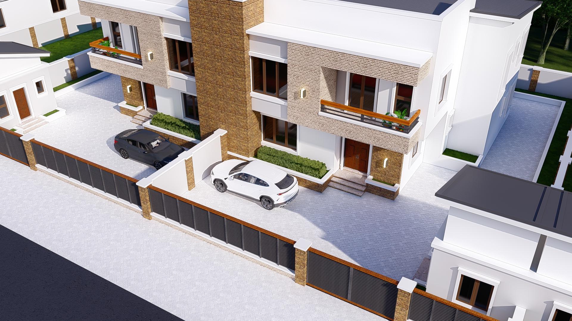 4 BEDROOM SEMI-DETACHED DUPLEXES + BQ ATTACHED